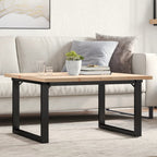 Eettafel 200X100X75,5 Cm Grenenhout En Staal - Nordexa Home