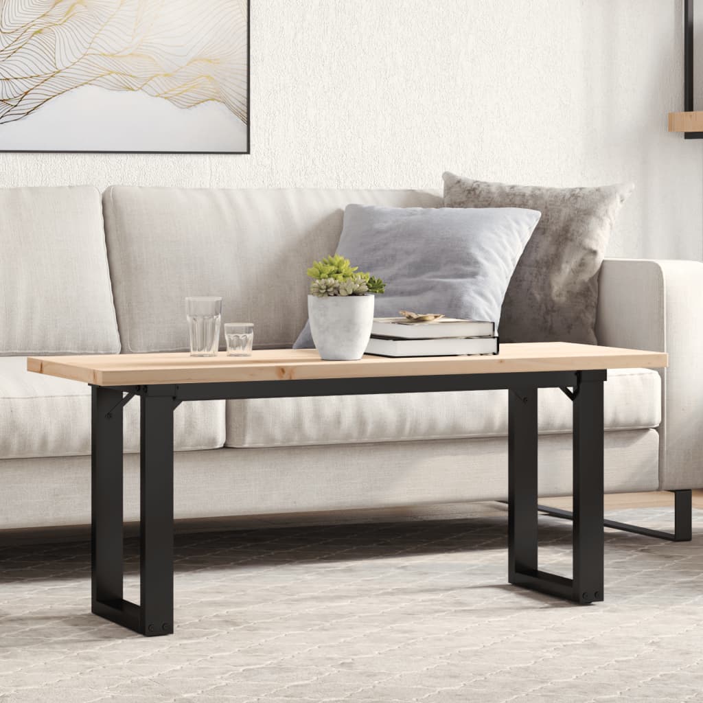 Eettafel 200X100X75,5 Cm Grenenhout En Staal - Nordexa Home