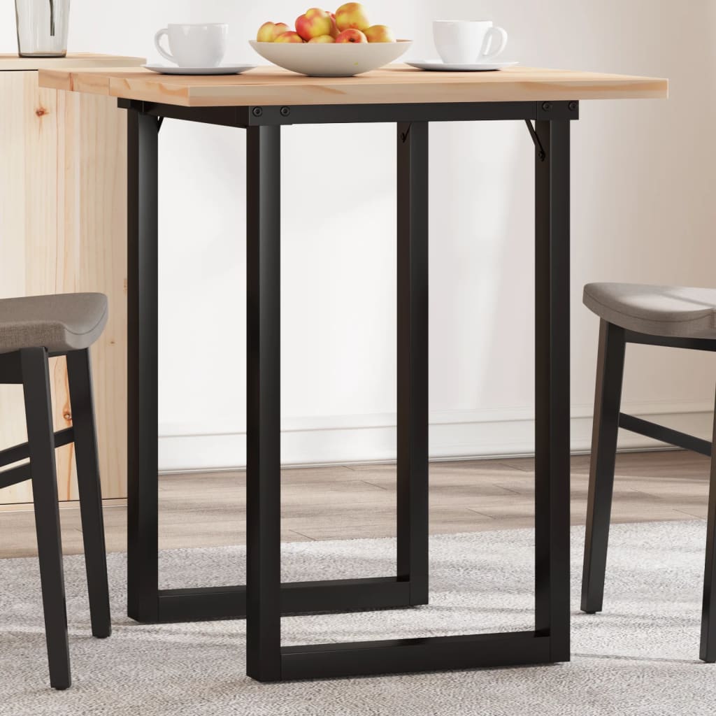 Eettafel 200X100X75,5 Cm Grenenhout En Staal - Nordexa Home