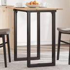 Eettafel 200X100X75,5 Cm Grenenhout En Staal - Nordexa Home
