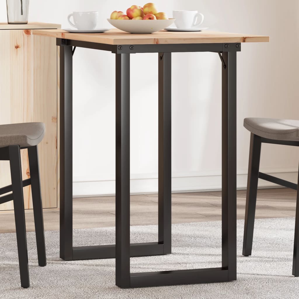 Eettafel 200X100X75,5 Cm Grenenhout En Staal - Nordexa Home