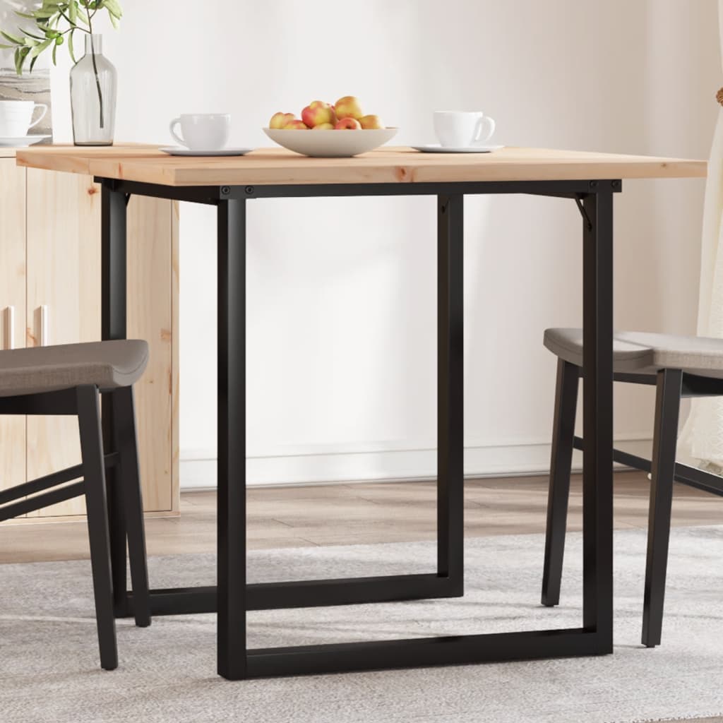 Eettafel 200X100X75,5 Cm Grenenhout En Staal - Nordexa Home