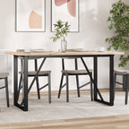 Eettafel 200X100X75,5 Cm Grenenhout En Staal - Nordexa Home