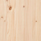 Eettafel 60X60X75,5 Cm Massief Grenenhout En Staal - Nordexa Home