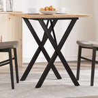 Eettafel 60X60X75,5 Cm Massief Grenenhout En Staal - Nordexa Home