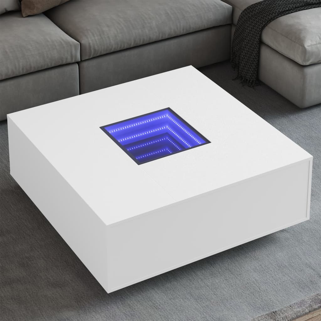 Salontafel met Infinity LED Verlichting – Modern Design | NordexaHome - Nordexa Home