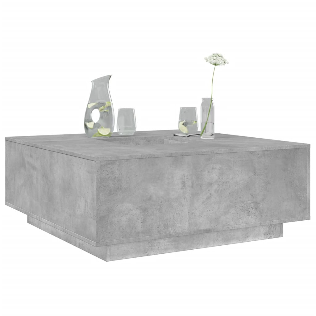 Salontafel Kleurig Bewerkt Hout – 100x100x40 cm | NordexaHome Design - Nordexa Home