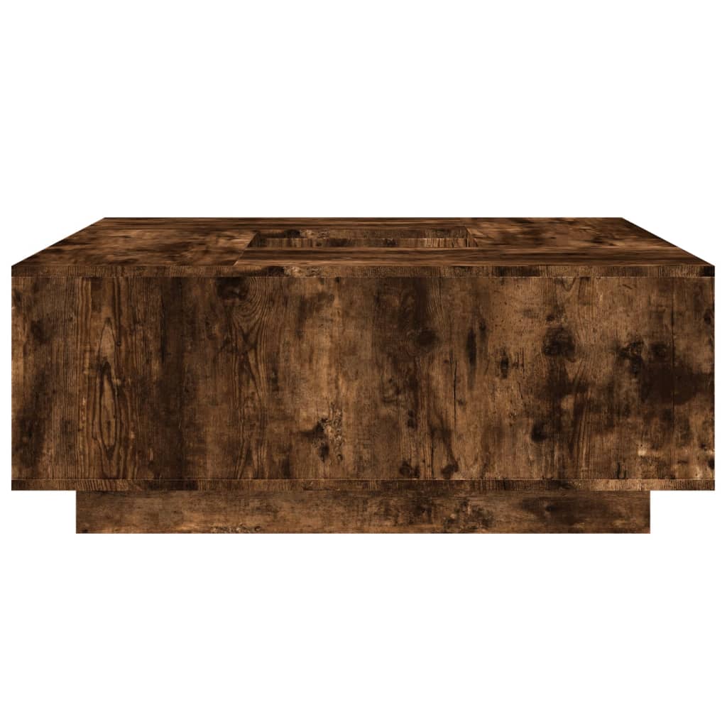 Salontafel Kleurig Bewerkt Hout – 100x100x40 cm | NordexaHome Design - Nordexa Home