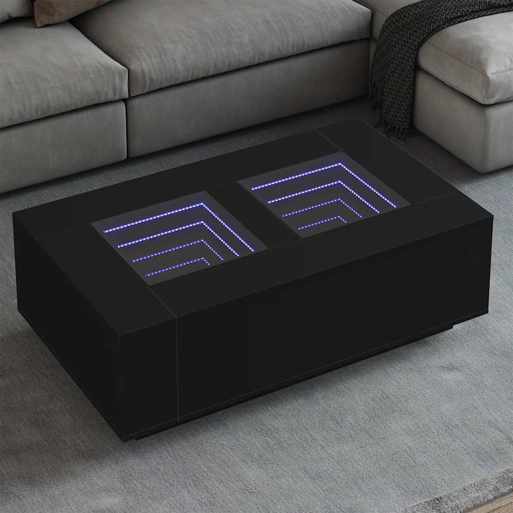 Salontafel met Infinity LED Verlichting – Modern Design | NordexaHome - Nordexa Home