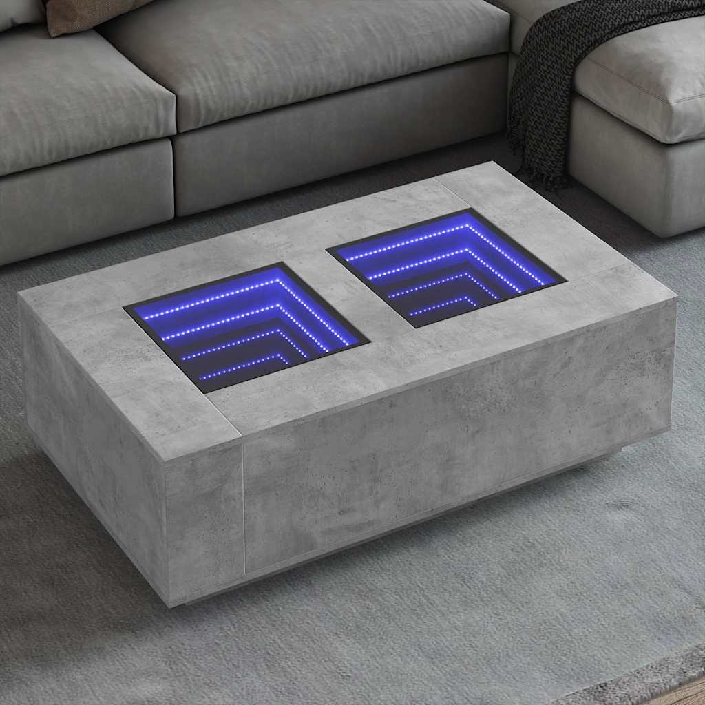 Salontafel met Infinity LED Verlichting – Modern Design | NordexaHome - Nordexa Home