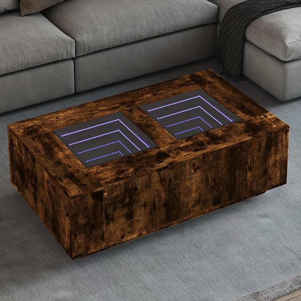 Salontafel met Infinity LED Verlichting – Modern Design | NordexaHome - Nordexa Home