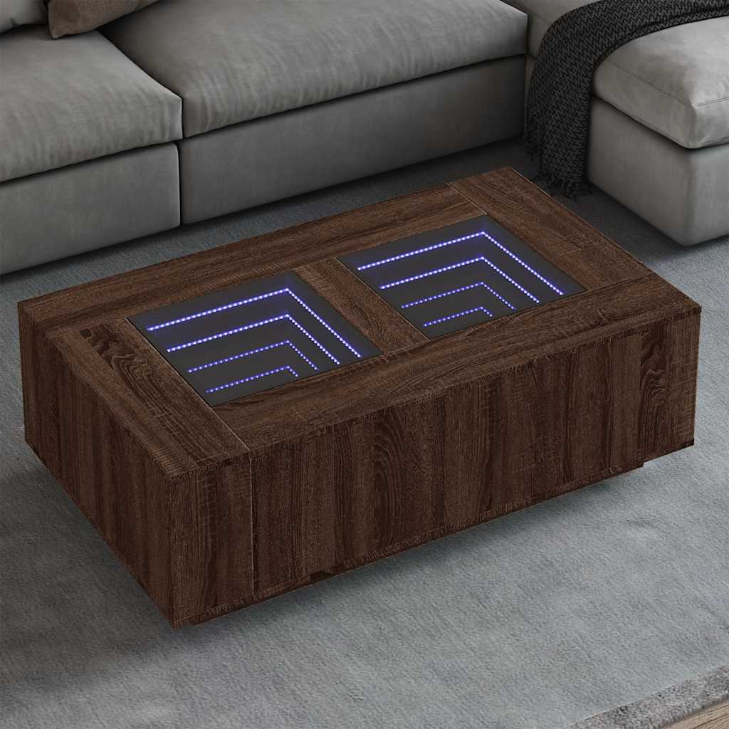 Salontafel met Infinity LED Verlichting – Modern Design | NordexaHome - Nordexa Home