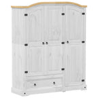 Kledingkast Corona 151,5X52X186 Cm Massief Grenenhout - Nordexa Home