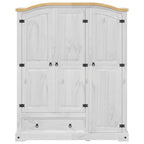 Kledingkast Corona 151,5X52X186 Cm Massief Grenenhout - Nordexa Home