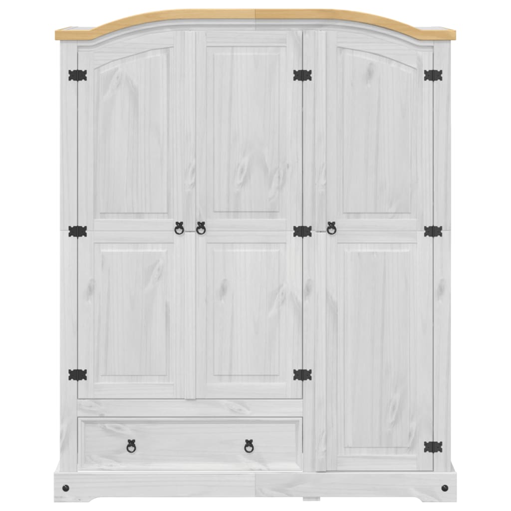 Kledingkast Corona 151,5X52X186 Cm Massief Grenenhout - Nordexa Home