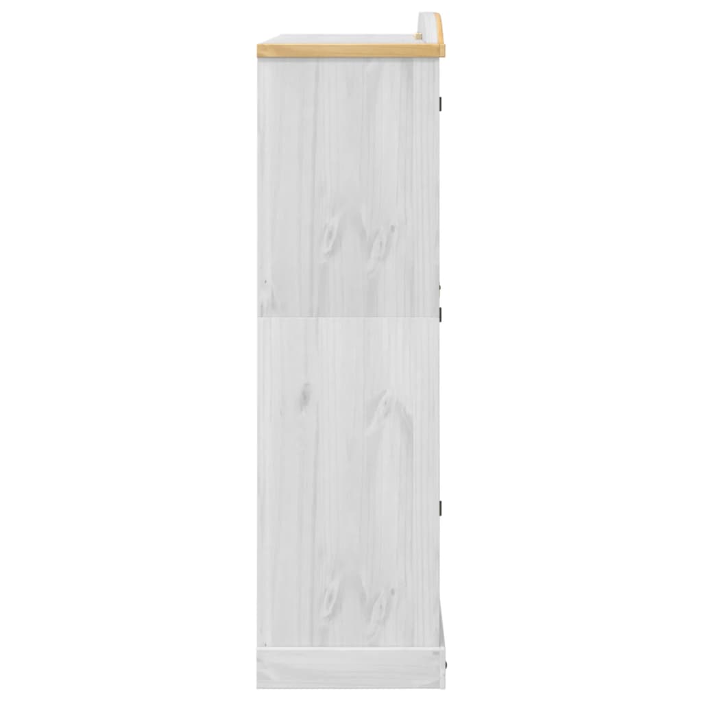 Kledingkast Corona 151,5X52X186 Cm Massief Grenenhout - Nordexa Home