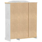 Kledingkast Corona 151,5X52X186 Cm Massief Grenenhout - Nordexa Home