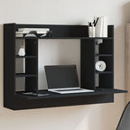 Wandbureau 105X48X75 Cm Bewerkt Hout Kleurig - Nordexa Home