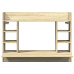 Wandbureau 105X48X75 Cm Bewerkt Hout Kleurig - Nordexa Home
