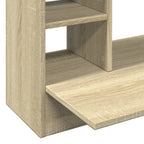 Wandbureau 105X48X75 Cm Bewerkt Hout Kleurig - Nordexa Home