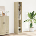 Kledingkast Bewerkt Hout Kleurig Sonoma Eiken - Nordexa Home