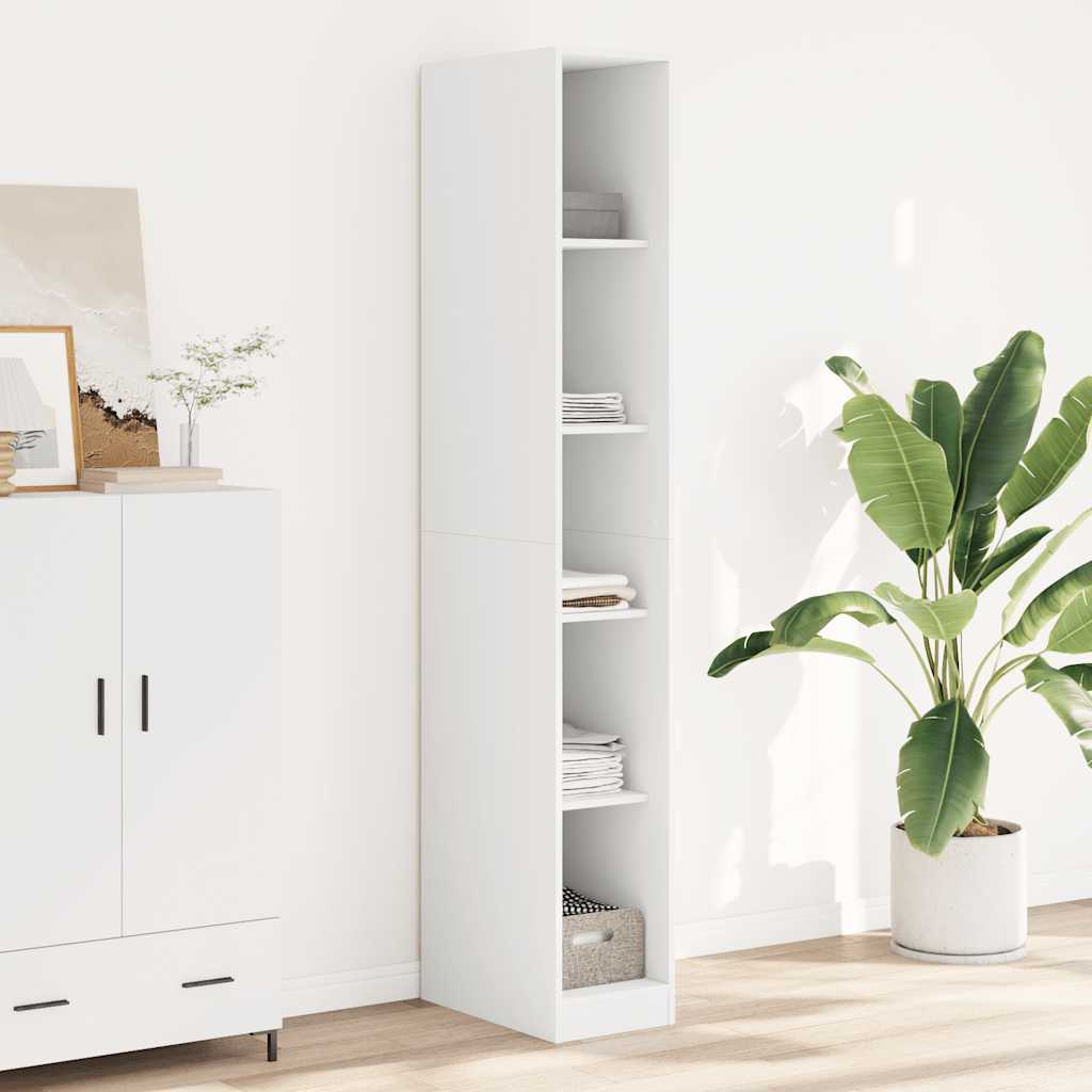 Kledingkast Bewerkt Hout Wit - Nordexa Home