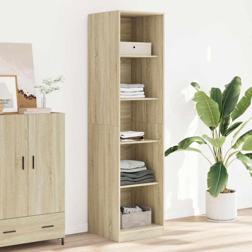 Kledingkast Bewerkt Hout Kleurig Sonoma Eiken - Nordexa Home