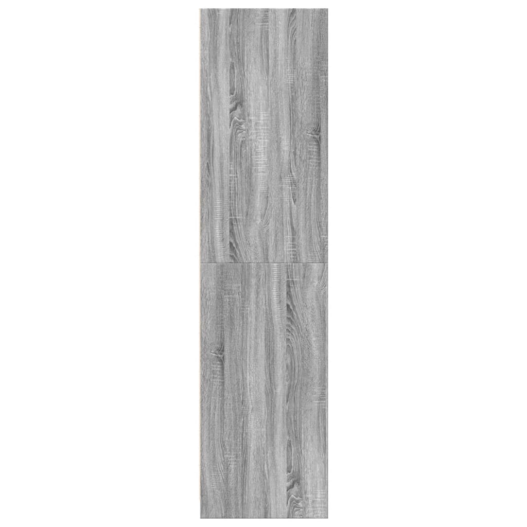 Kledingkast Bewerkt Hout Grijs Sonoma - Nordexa Home