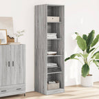 Kledingkast Bewerkt Hout Grijs Sonoma - Nordexa Home