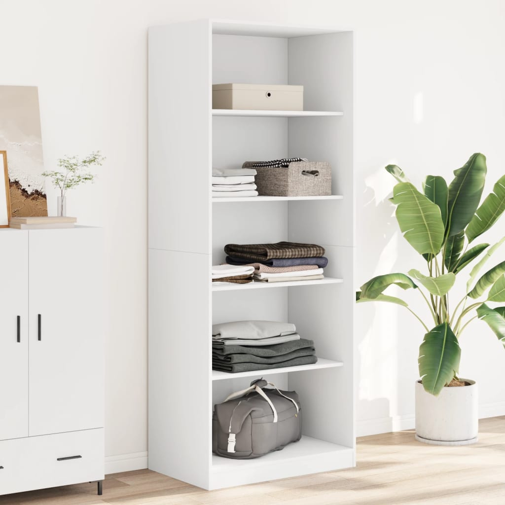 Kledingkast Bewerkt Hout Wit - Nordexa Home