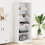 Kledingkast Bewerkt Hout Wit - Nordexa Home