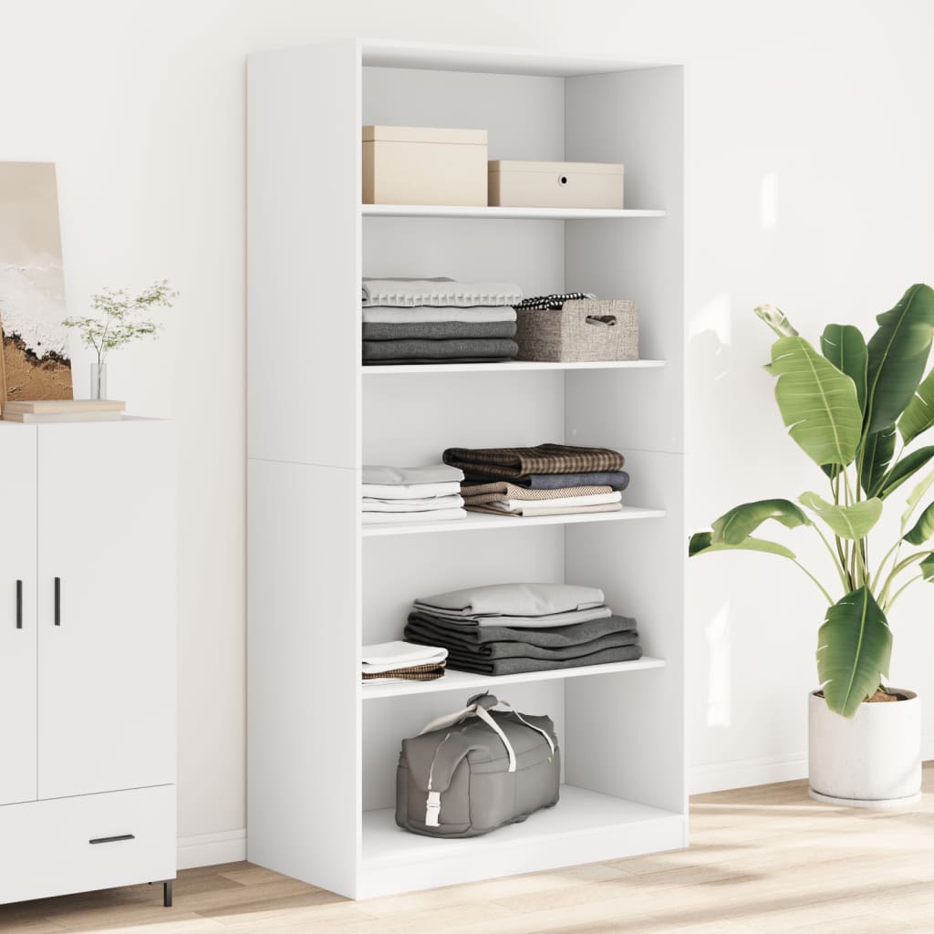Kledingkast Bewerkt Hout Wit - Nordexa Home