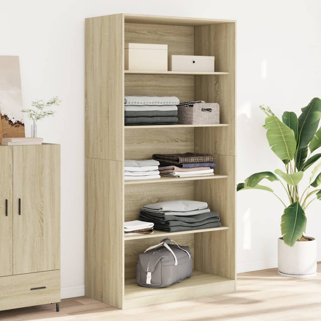 Kledingkast Bewerkt Hout Kleurig Sonoma Eiken - Nordexa Home