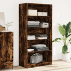 Kledingkast Bewerkt Hout Kleurig Gerookt Eiken - Nordexa Home