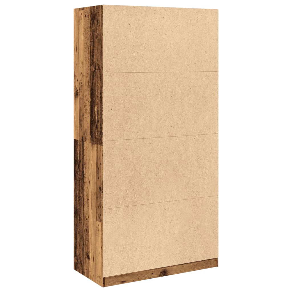 Kledingkast Bewerkt Hout Oud Hout - Nordexa Home