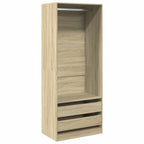 Kledingkast Bewerkt Hout Kleurig Sonoma Eiken - Nordexa Home