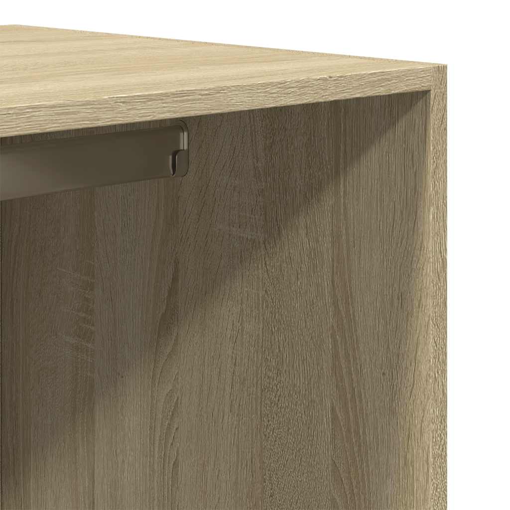 Kledingkast Bewerkt Hout Kleurig Sonoma Eiken - Nordexa Home