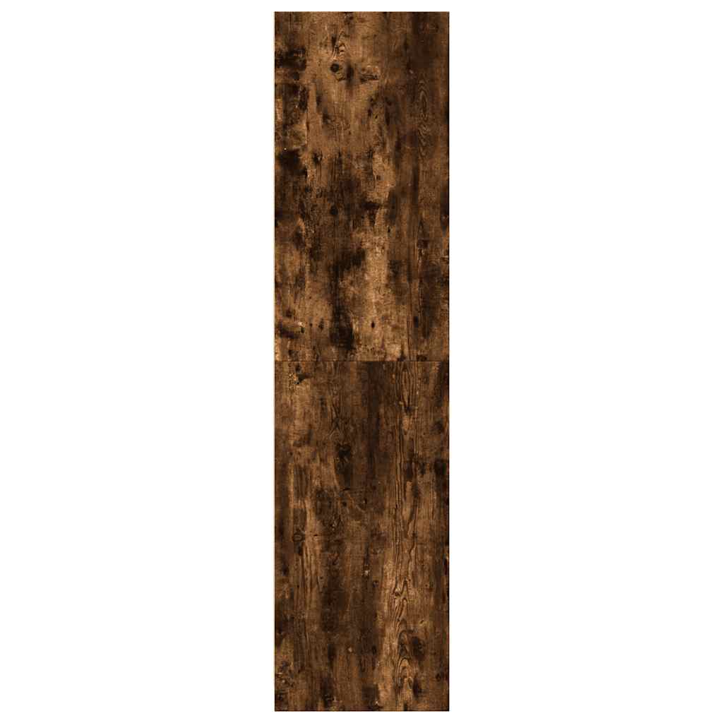 Kledingkast Bewerkt Hout Kleurig Gerookt Eiken - Nordexa Home