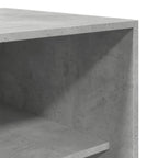Kledingkast Bewerkt Hout Betongrijs - Nordexa Home