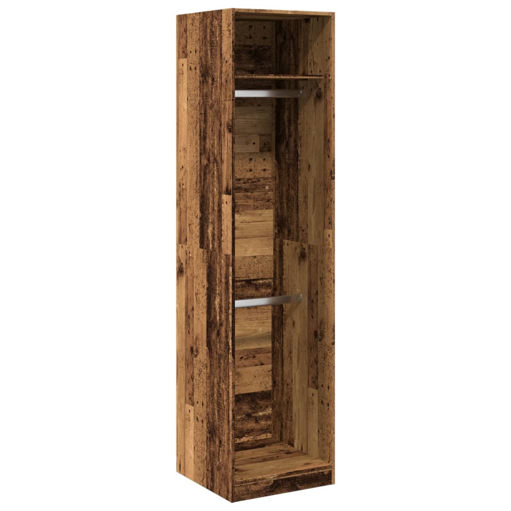 Kledingkast Bewerkt Hout Oud Hout - Nordexa Home