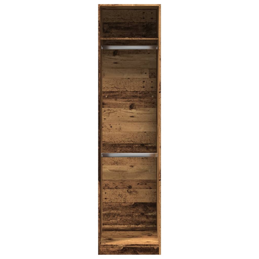 Kledingkast Bewerkt Hout Oud Hout - Nordexa Home