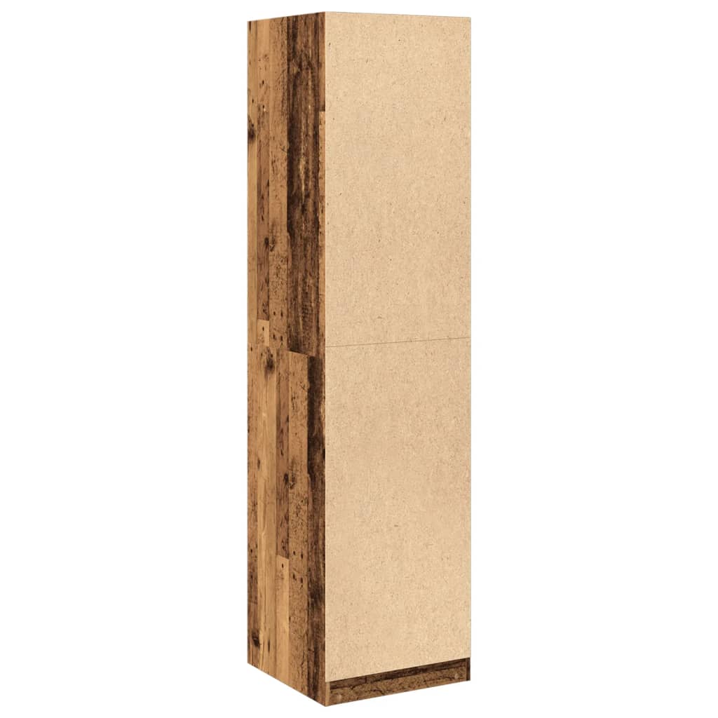 Kledingkast Bewerkt Hout Oud Hout - Nordexa Home