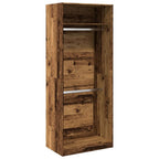 Kledingkast Bewerkt Hout Oud Hout - Nordexa Home