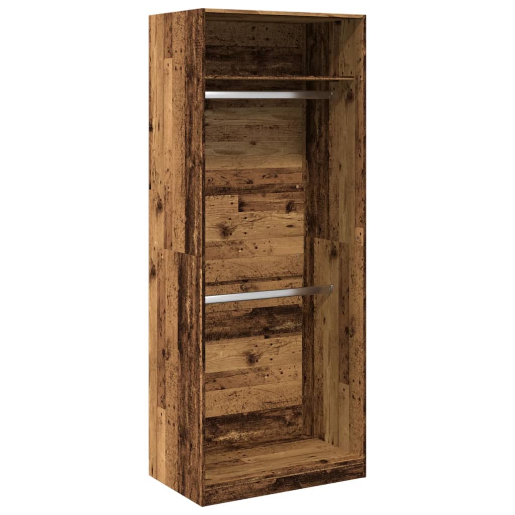 Kledingkast Bewerkt Hout Oud Hout - Nordexa Home