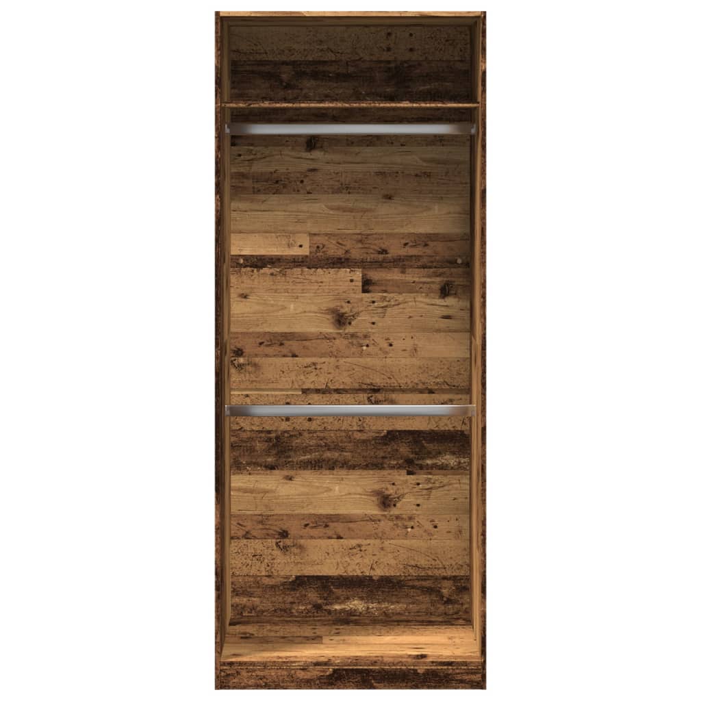 Kledingkast Bewerkt Hout Oud Hout - Nordexa Home