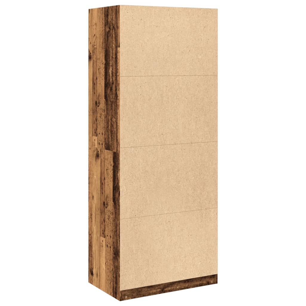 Kledingkast Bewerkt Hout Oud Hout - Nordexa Home