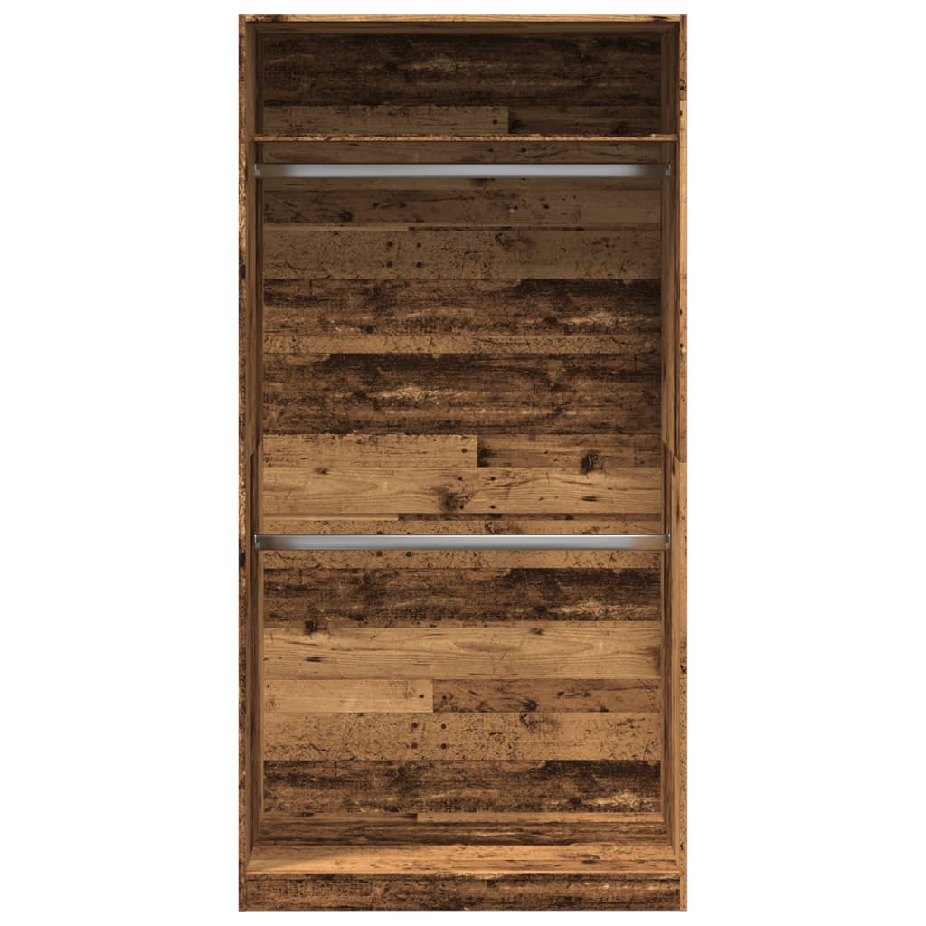 Kledingkast Bewerkt Hout Oud Hout - Nordexa Home
