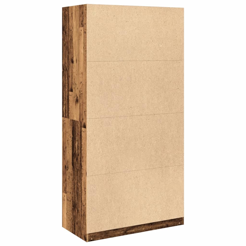 Kledingkast Bewerkt Hout Oud Hout - Nordexa Home