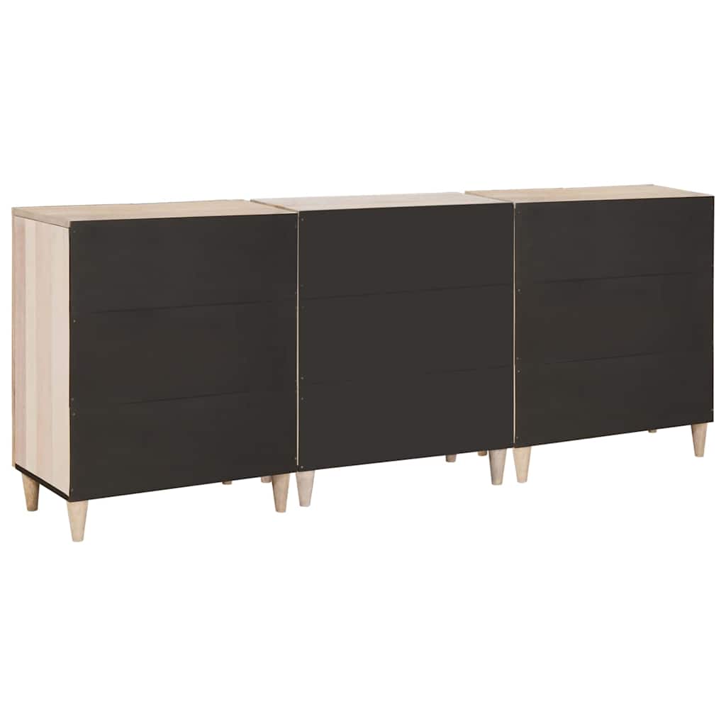Dressoir 3‑Delig – Massief Mangohout | Nordexahome - Nordexa Home