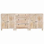 Dressoir 3‑Delig – Massief Mangohout | Nordexahome - Nordexa Home